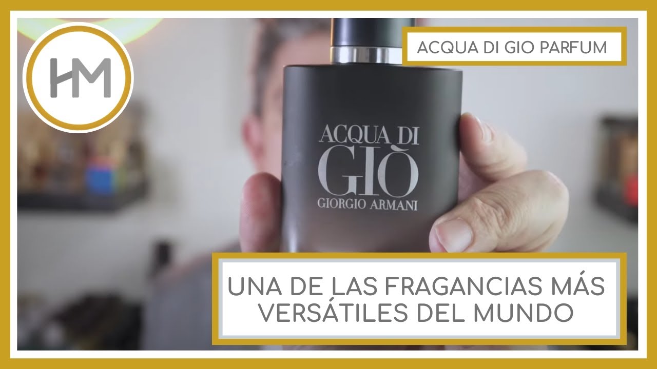 ACQUA DI GIO PARFUM. GIORGIO ARMANI. RESEÑA (ESPAÑOL).