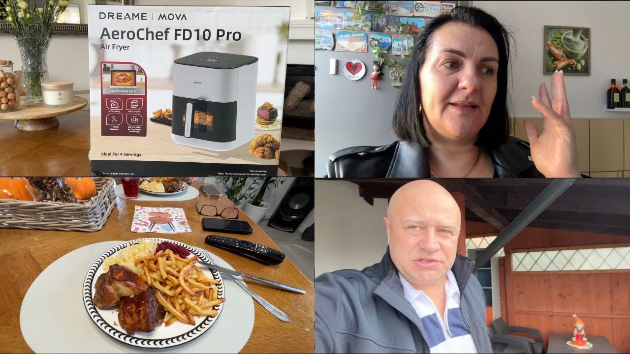***TEST AIR FRYERA „MOVA” I GOLONKA NA OBIAD-CZY TO IDEALNE POŁĄCZENIE?***