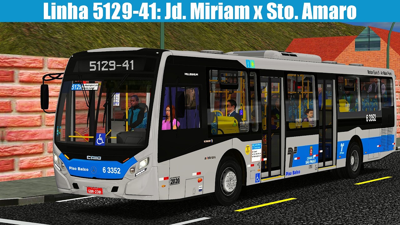 OMSI 2 | Caio Millennium IV - MB: O-500U | Linha 5129-41