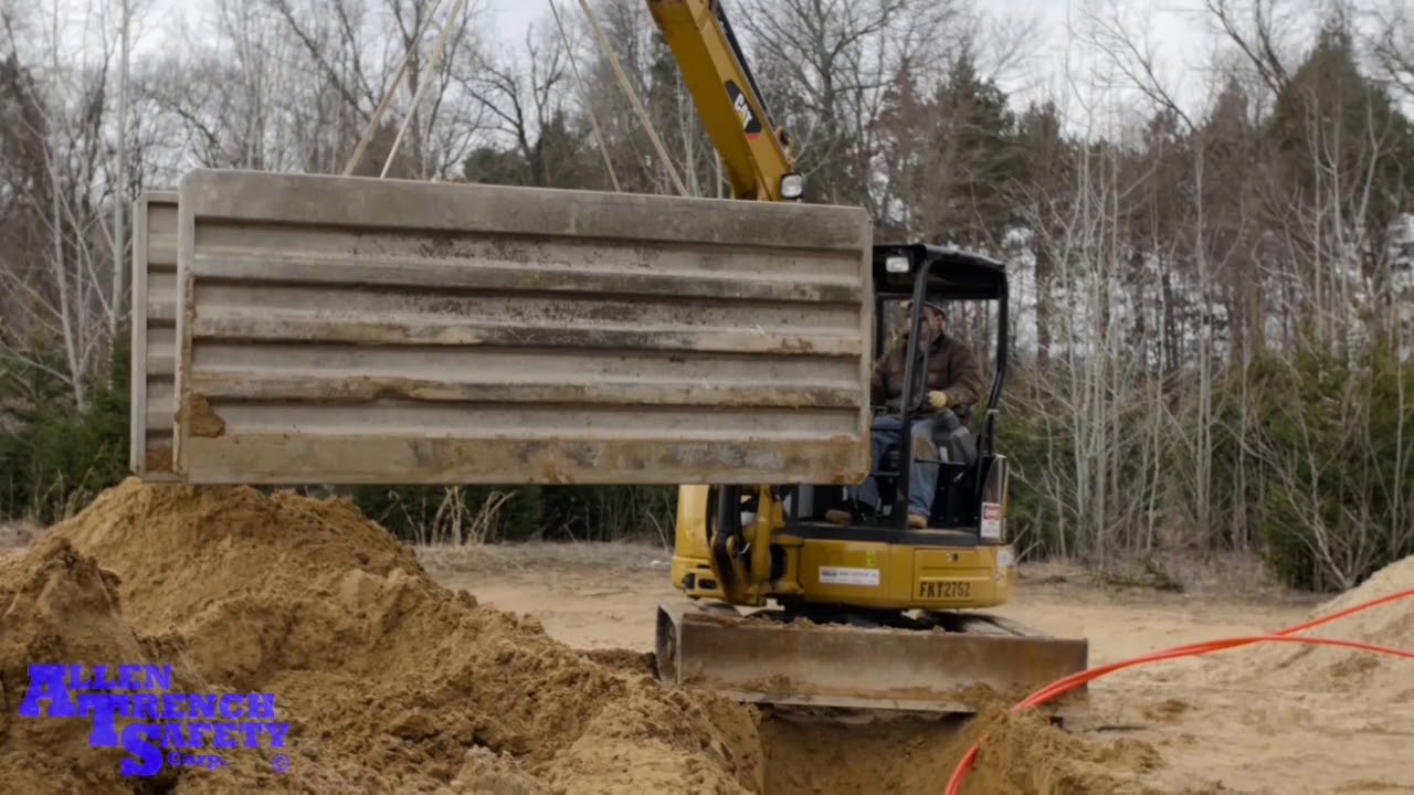 4x10 trench box video