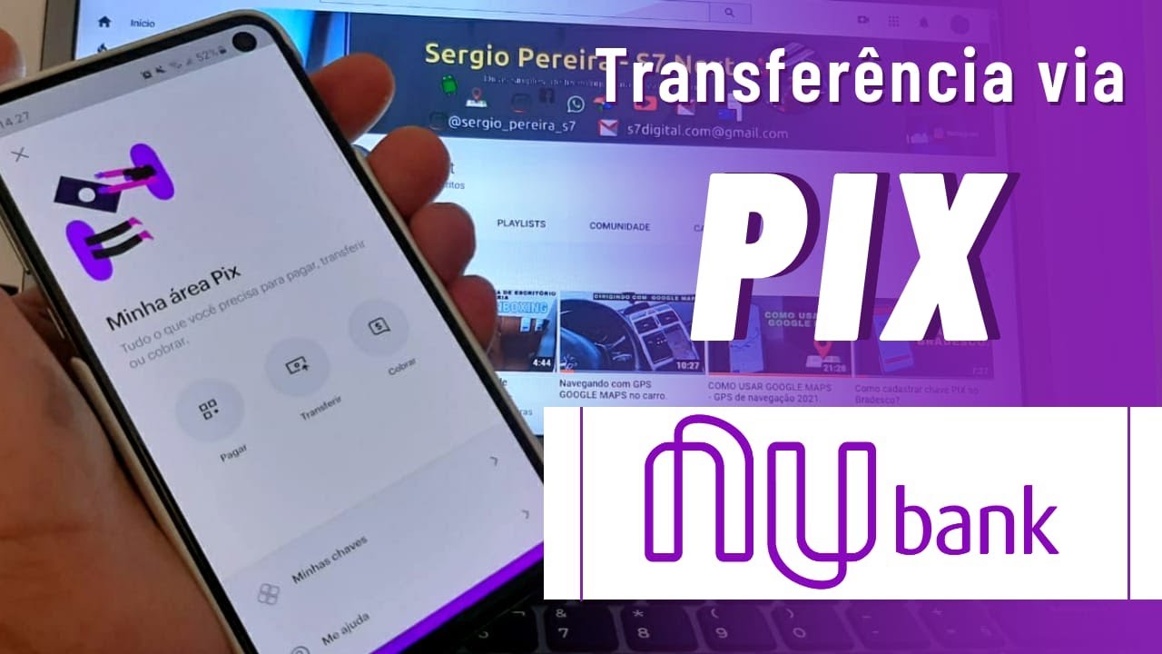 Como fazer uma transferência PIX via Nubank.
