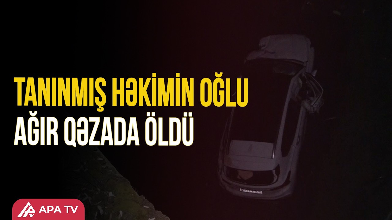 Lənkəranda ağır qəza: avtomobil körpüdən çaya düşdü | APA TV