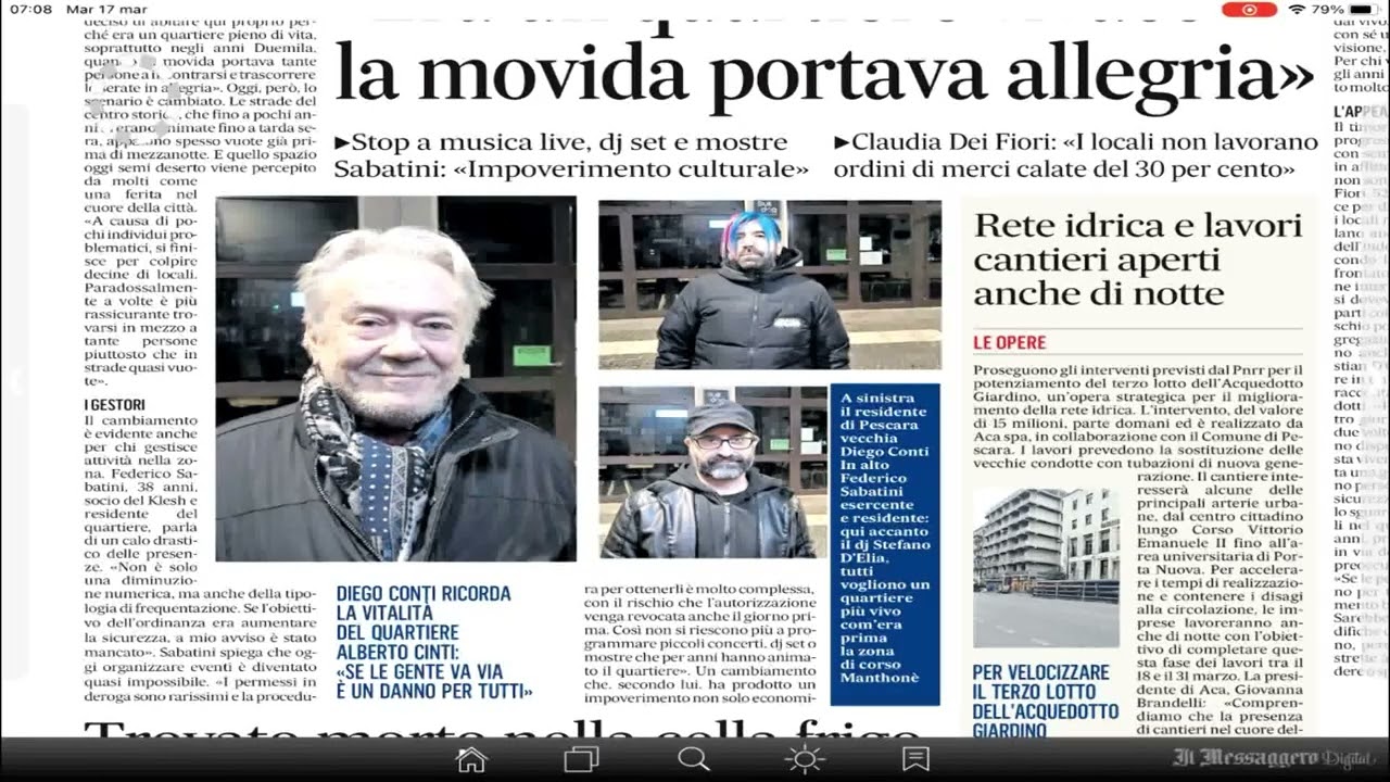 Di Prima Mattina del 17 Marzo 2026