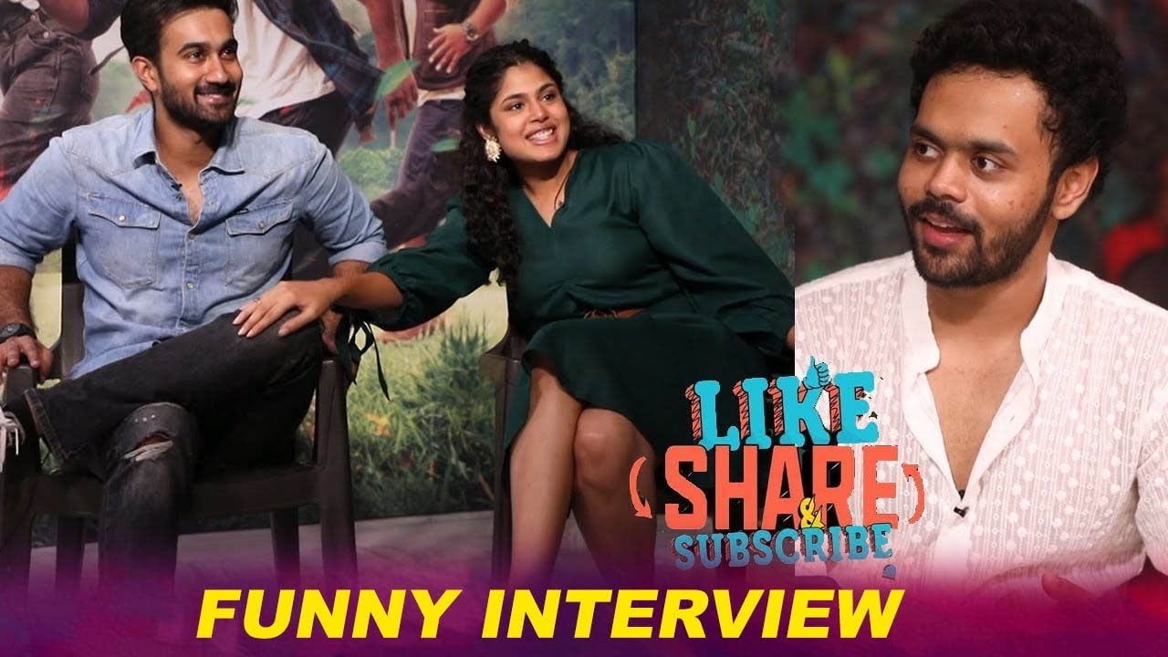 Like Share Subscribe Movie Team Chit Chat | Santosh Shoban | Faria Abdullah | R24 Telugu