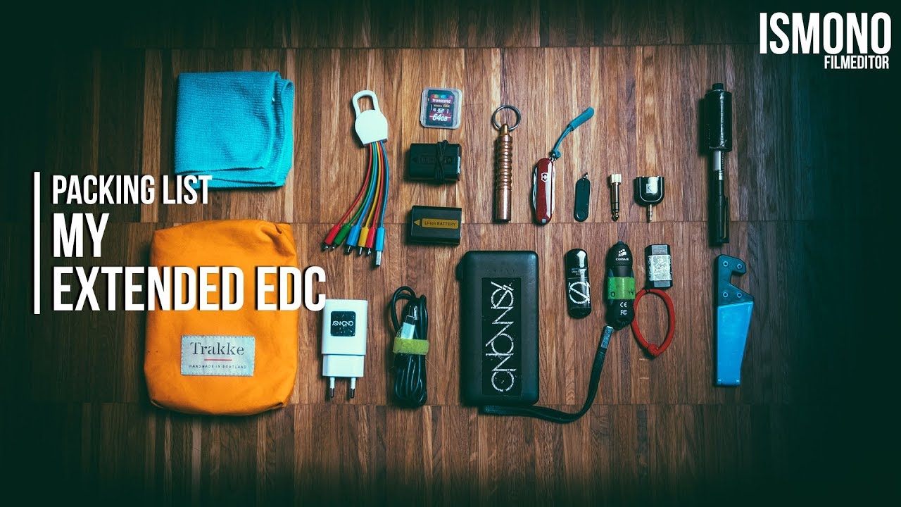 What's my extended EDC // PACKING LIST