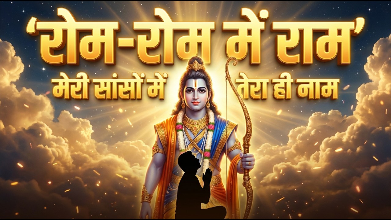 रोम-रोम में राम | मेरी सांसों में तेरा ही नाम | Heart Touching Ram Bhajan #bhakti #song #bhajan