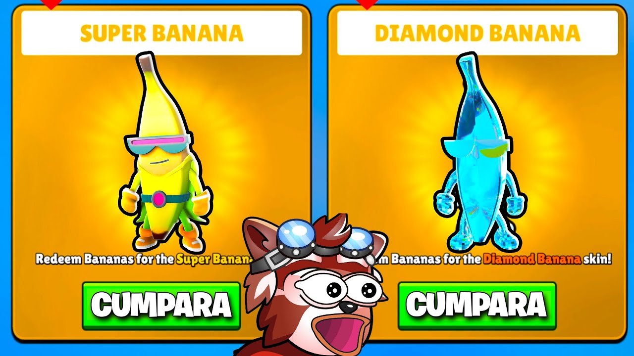GHICESTE NOUA MEA BANANA! Banana Diamant sau Super Banana? STUMBLE GUYS