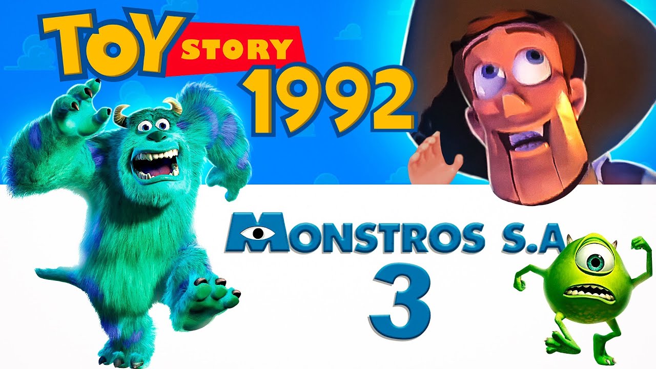 O mundo de filmes PERDIDOS PIXAR