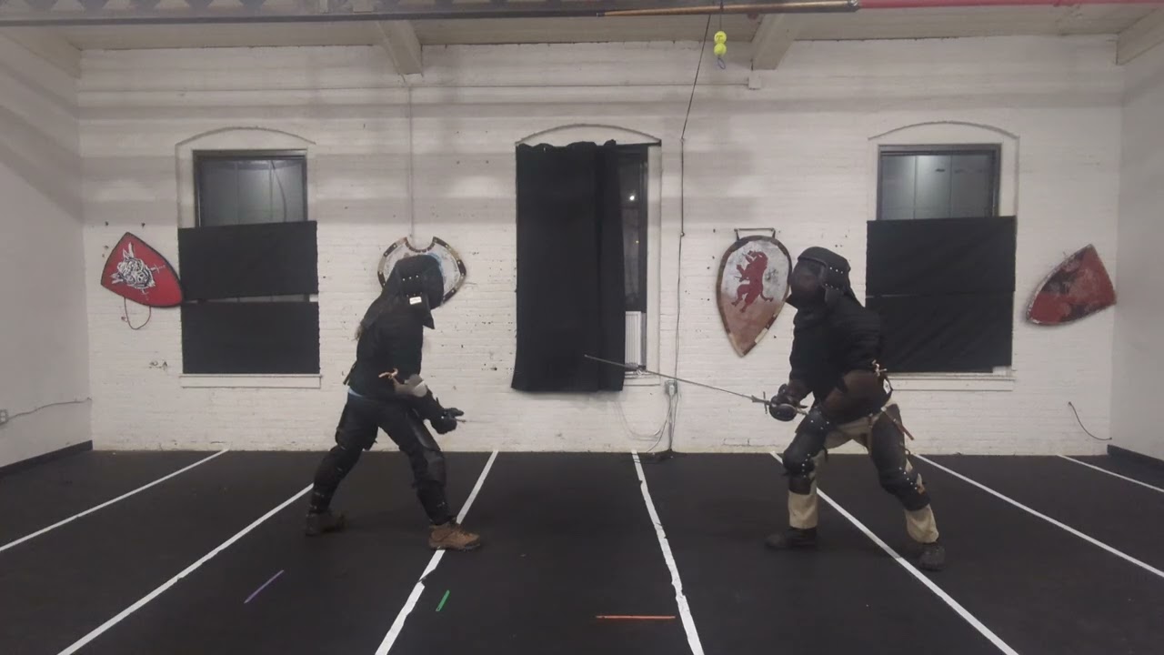 Daniel vs Tim Longsword sparring 1/21/26