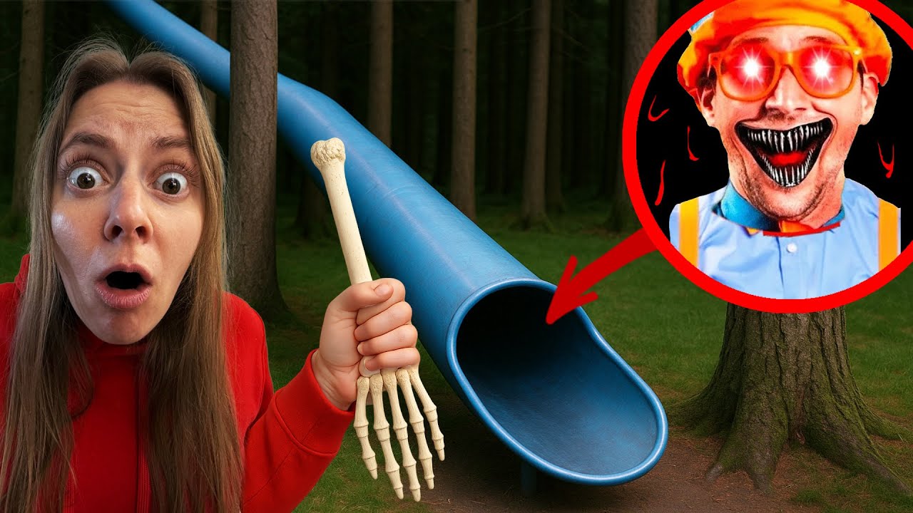 Slide Eater VS  Blippi exe