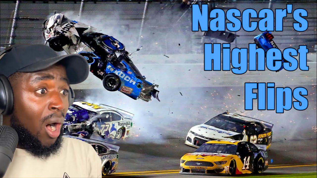 British Guy Watches NASCAR FLIPS for the First Time… WHAT IS THIS?!