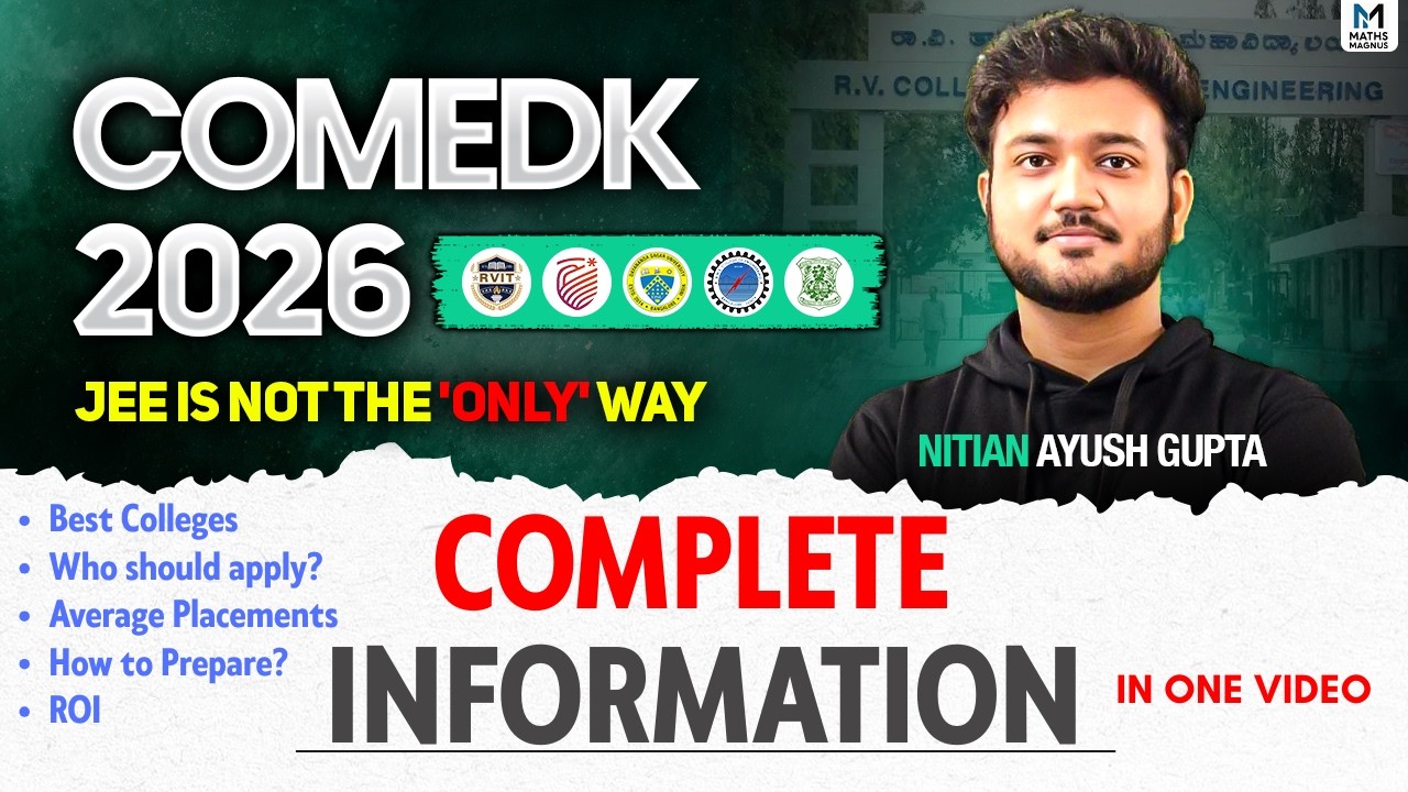 COMEDK 2026 Form Last Date 😱 | Top Colleges, Packages & ROI Explained | Apply Before 16 March!