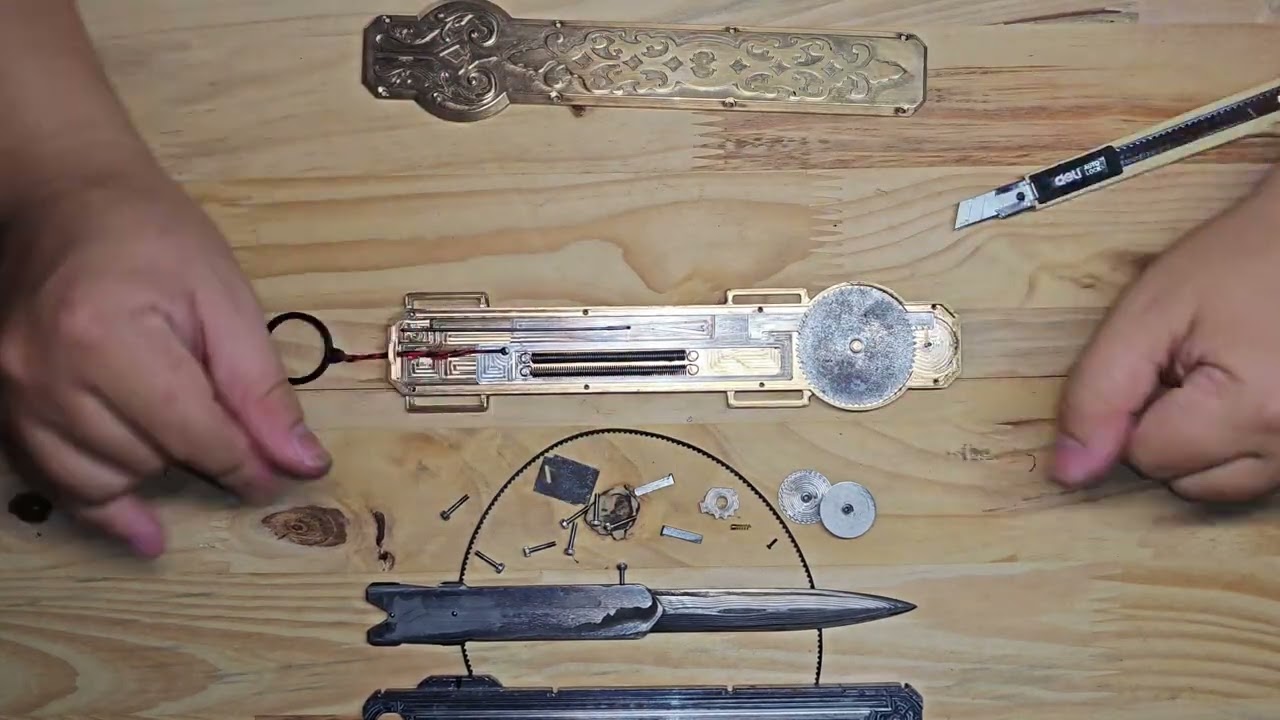 $7000 damascus hidden blade by imdeepain reborn ( Luxury HB series )
