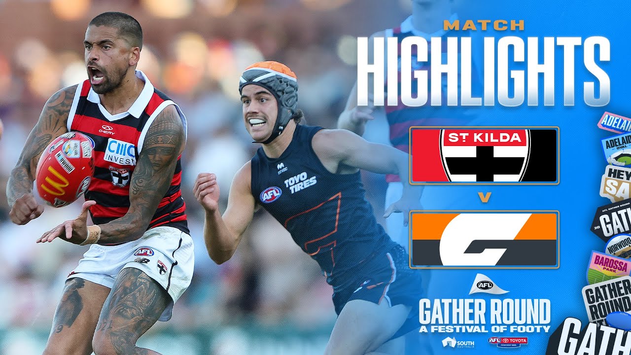 St Kilda v GWS Giants Highlights | Round 5, 2025 | AFL