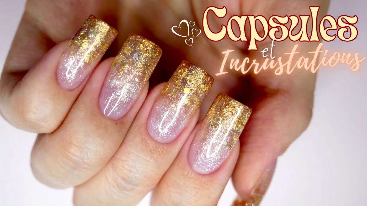 Une Pose CAPSULES avec INCRUSTATIONS  ⎟ TUTO ✨