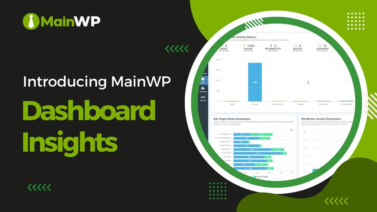 MainWP Dashboard Insights arriving in Version 5!