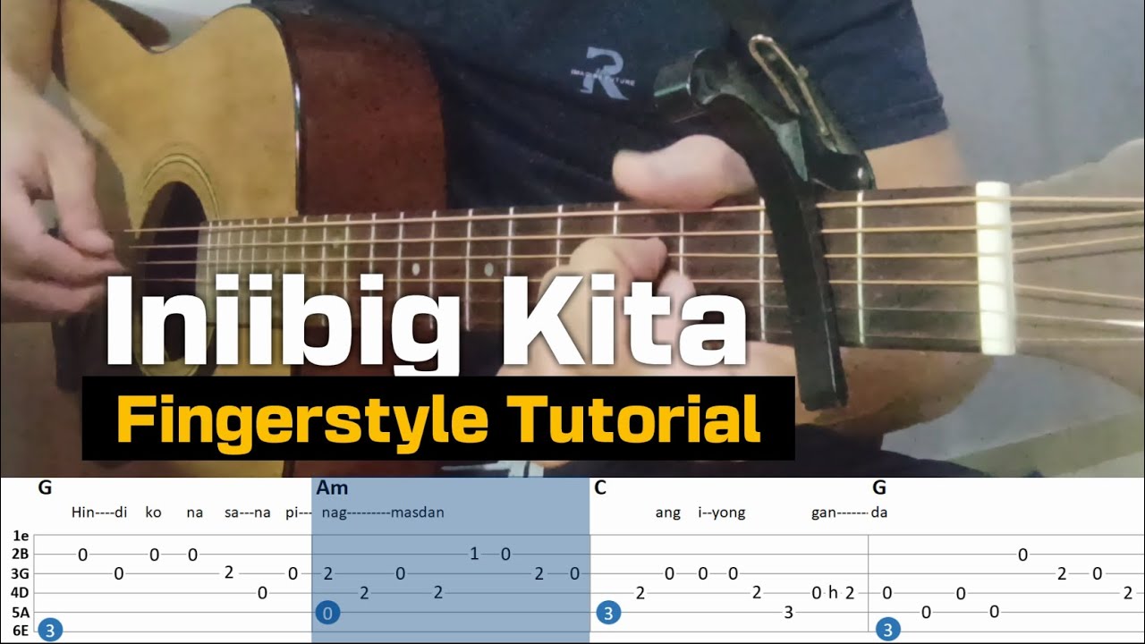 Iniibig Kita by Roel Cortez ('Spoonfeeding' Step by Step Fingerstyle Tutorial )