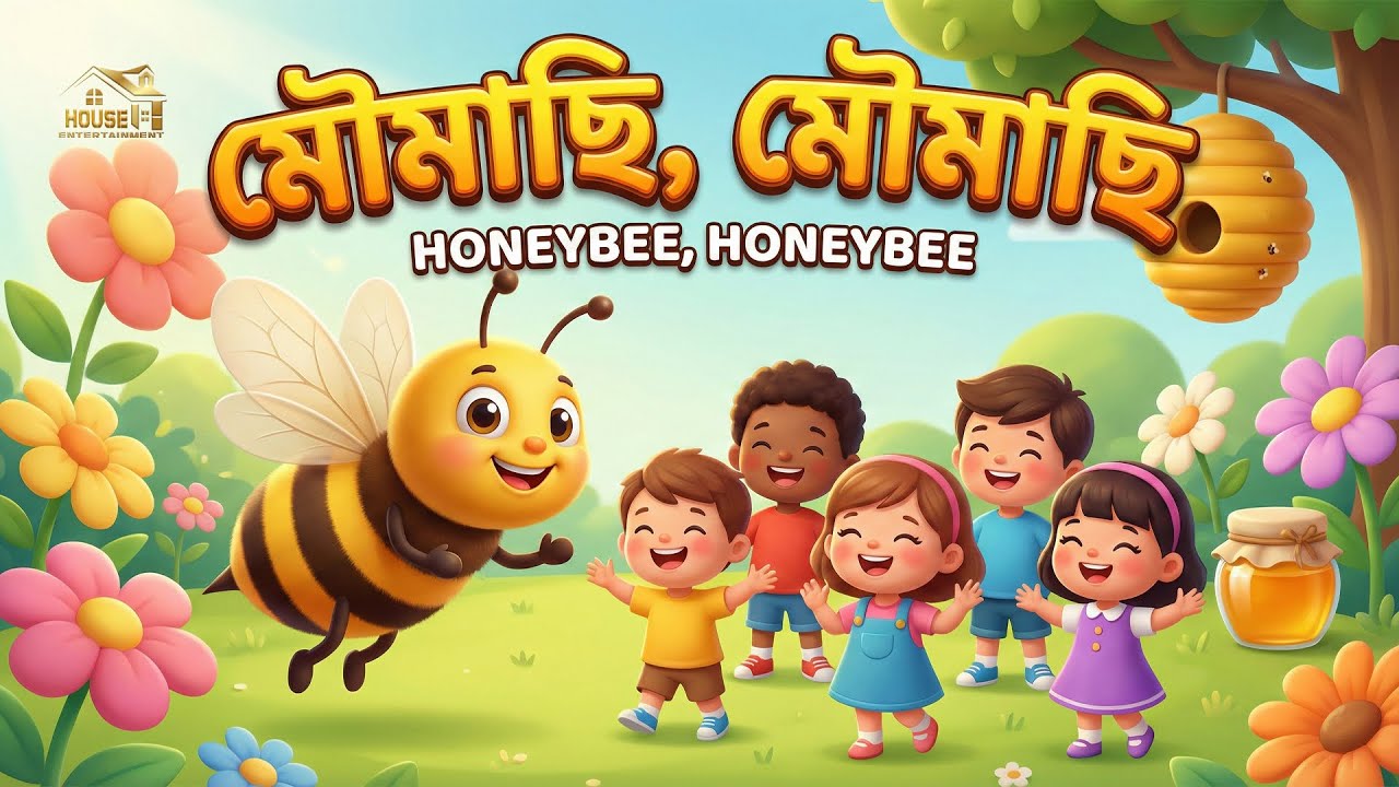 মৌমাছি, মৌমাছি – Bangla Kids Rhyme | Moumachi Moumachi ©