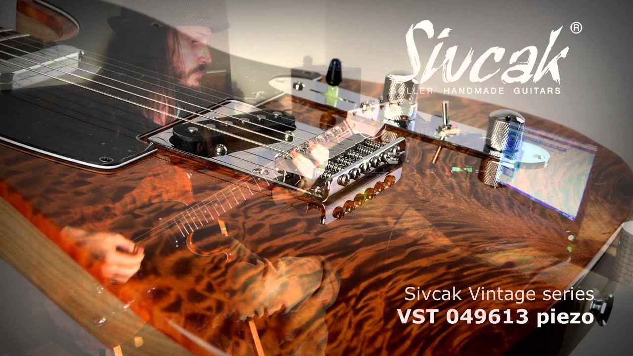 Sivcak VST 049613 piezo Vintage Series - electric handmade guitar