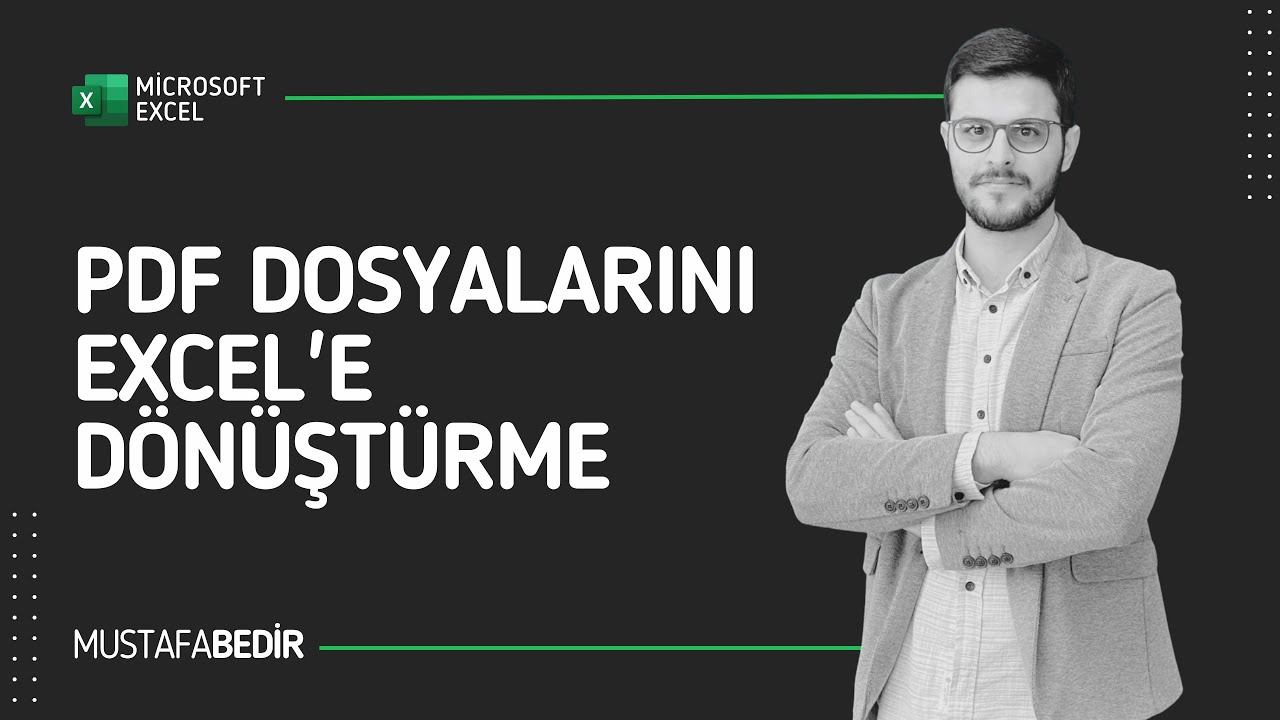 PDF Dosyalarını Excel'e Dönüştürme: Hızlı ve Kolay Yöntemler