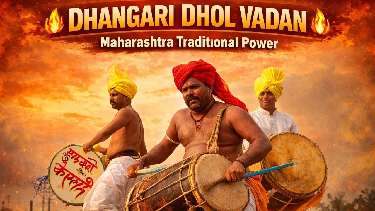 धनगरी ढोल ! धनगरी ढोल वादन ! Dhangari Dhol vadan ! Dhangari Dhol ! ढोल वादन ! Dhol vadan 