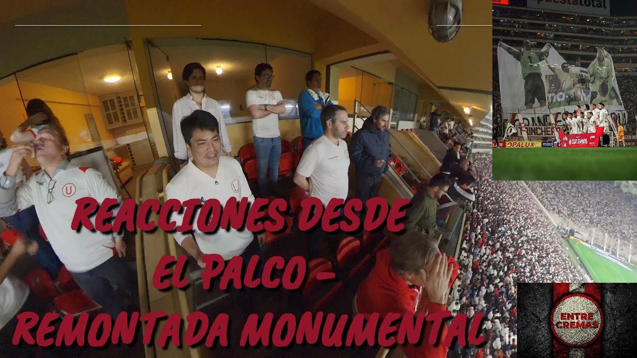 REACCIONES U 2 Alianza 1 - REMONTADA MONUMENTAL desde EL PALCO. ÚLTIMOS 5 MINUTOS DE INFARTO