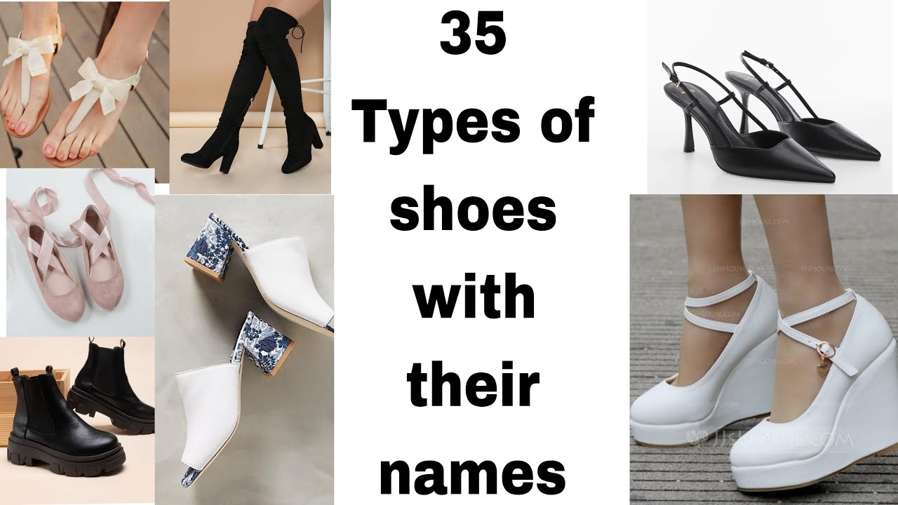 35 Types of shoes with names || Shoes for women with names