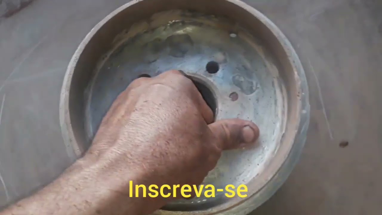 ARO OU RODA N° 8 CARROCINHA OU CHARRETINHA DE MOTO FEITA EM ALUMÍNIO COPIA TAMBOR DE FREIO DE CARRO