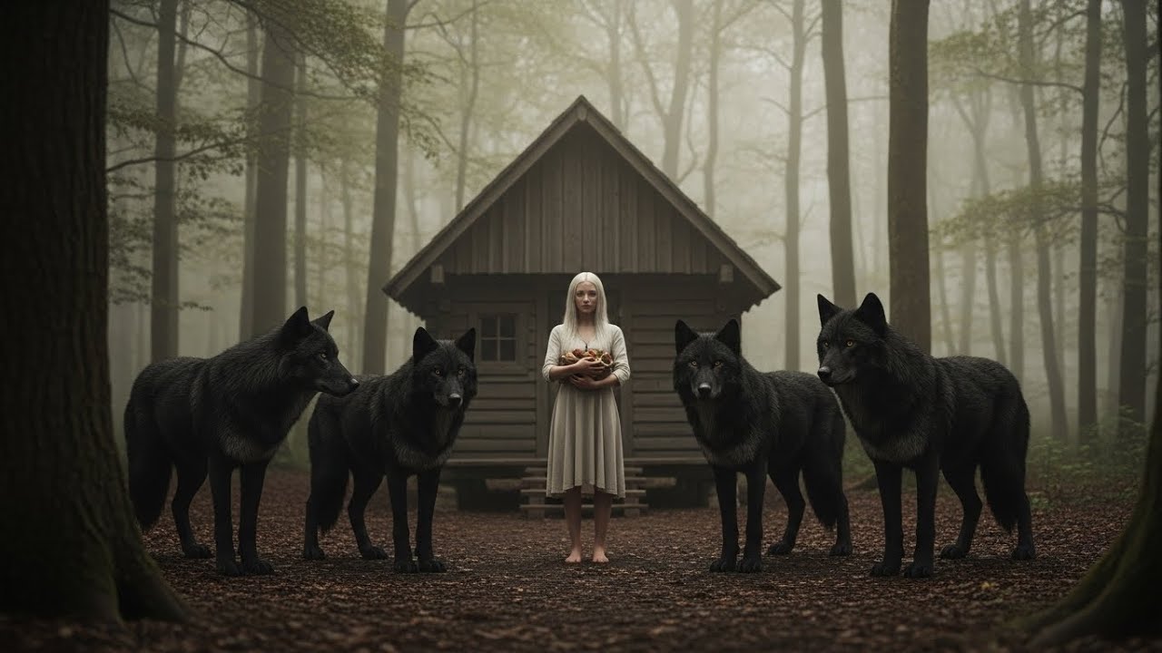 Une oméga rejetée nourrissait un louveteau chaque jour — jusqu’au jour où quatre loups noirs...