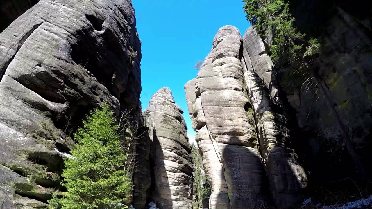 Die Weckelsdorfer Felsenstadt / Teplické skály in der tschechischen Republik