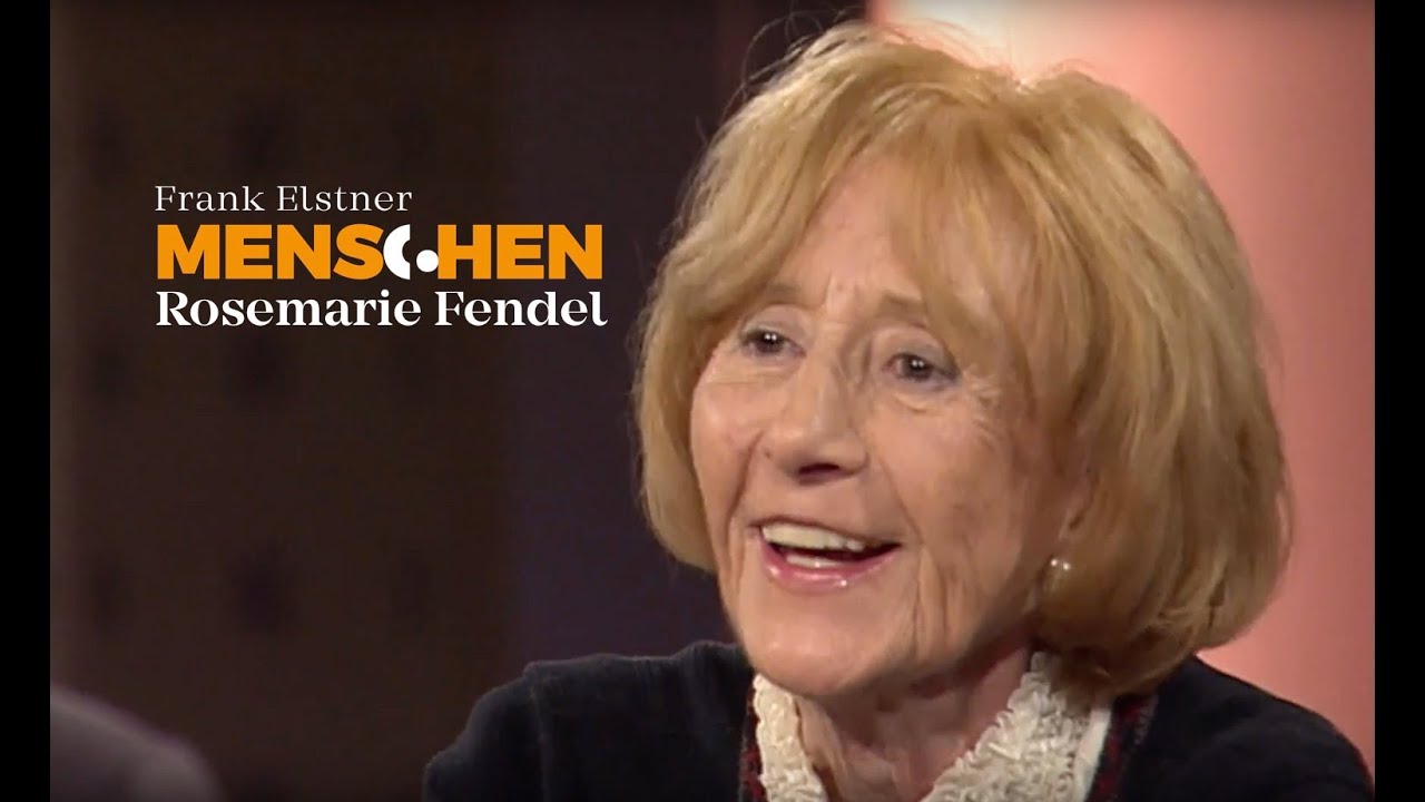 Fast wäre ich Köchin geworden - Rosemarie Fendel | Frank Elstner Menschen