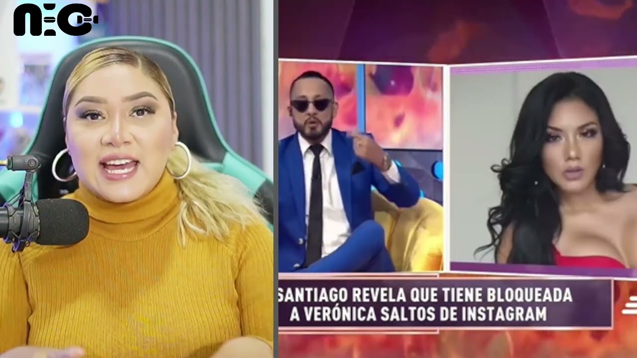 SANTIAGO CASTRO revel&oacute; 😱porqu&eacute; Ver&oacute;nica Saltos sali&oacute; de @calientitostv2