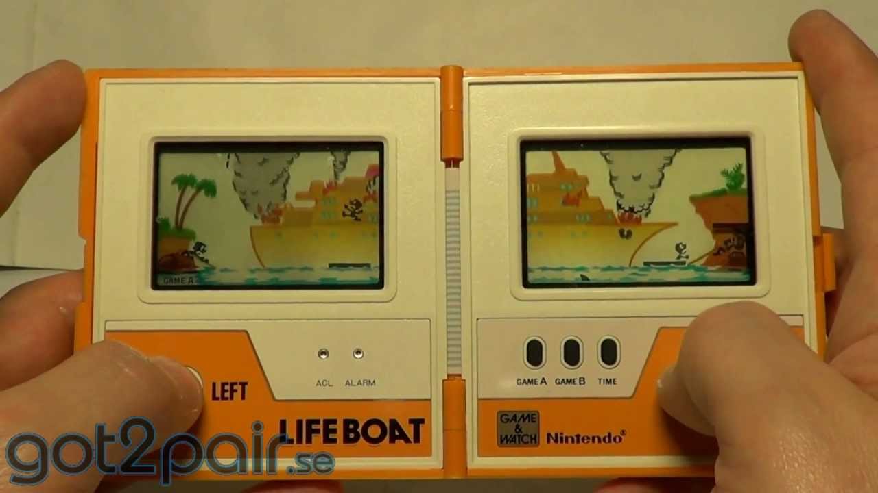 LIFE BOAT TC-58 - Nintendo Game & Watch