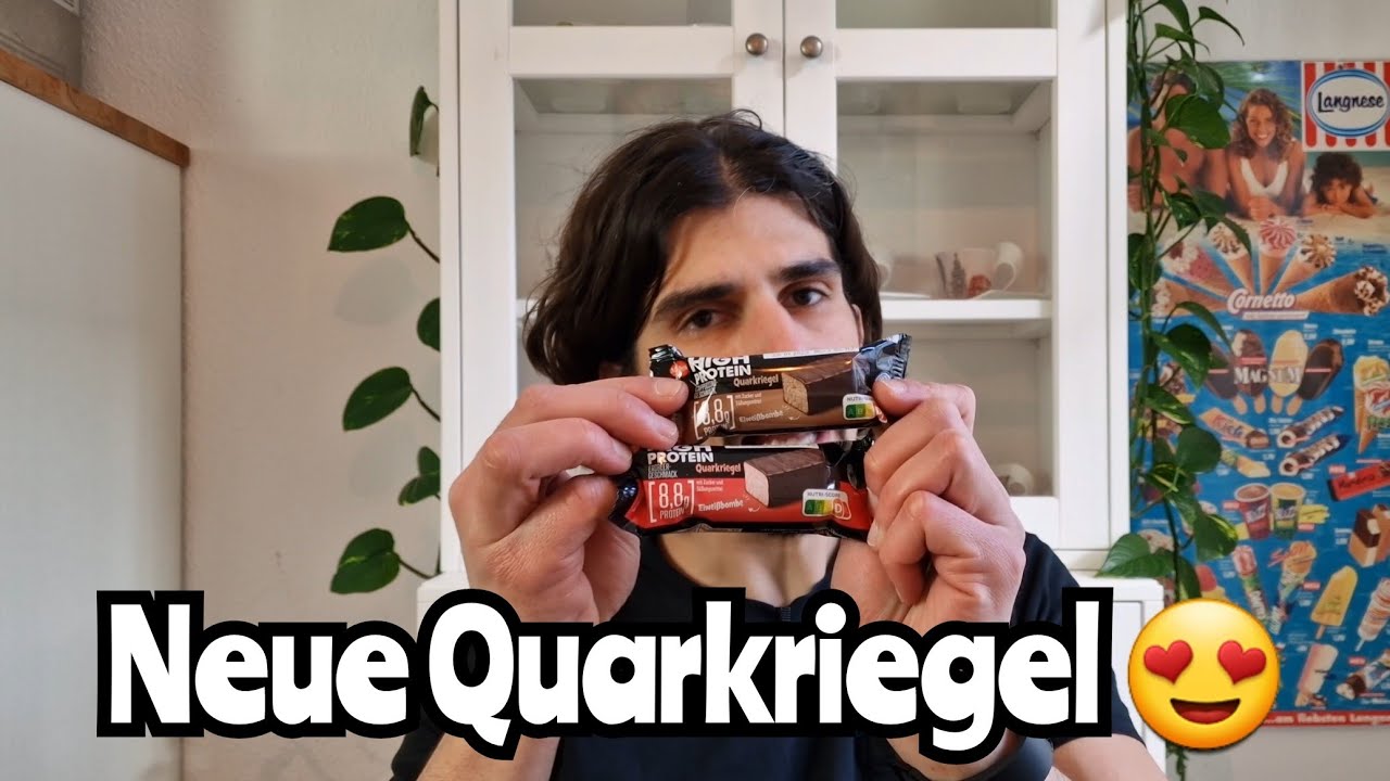 Neue Sorten Quarkriegel bei LIDL - Cappuccino und Erdbeere auch so geil?