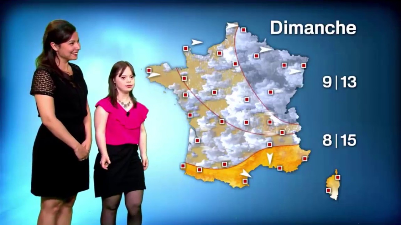 Mélanie réalise son rêve en présentant la météo sur France 2