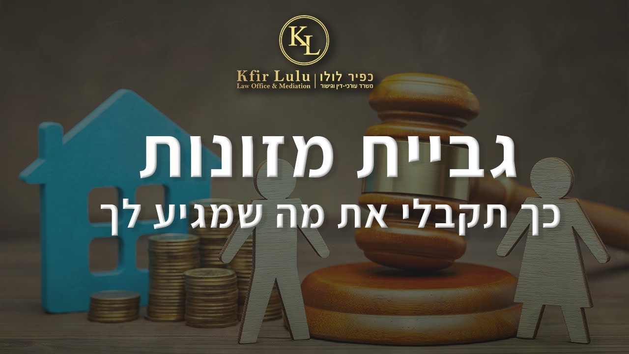 גביית מזונות  - כך תקבלי את כל מה שמגיע לך