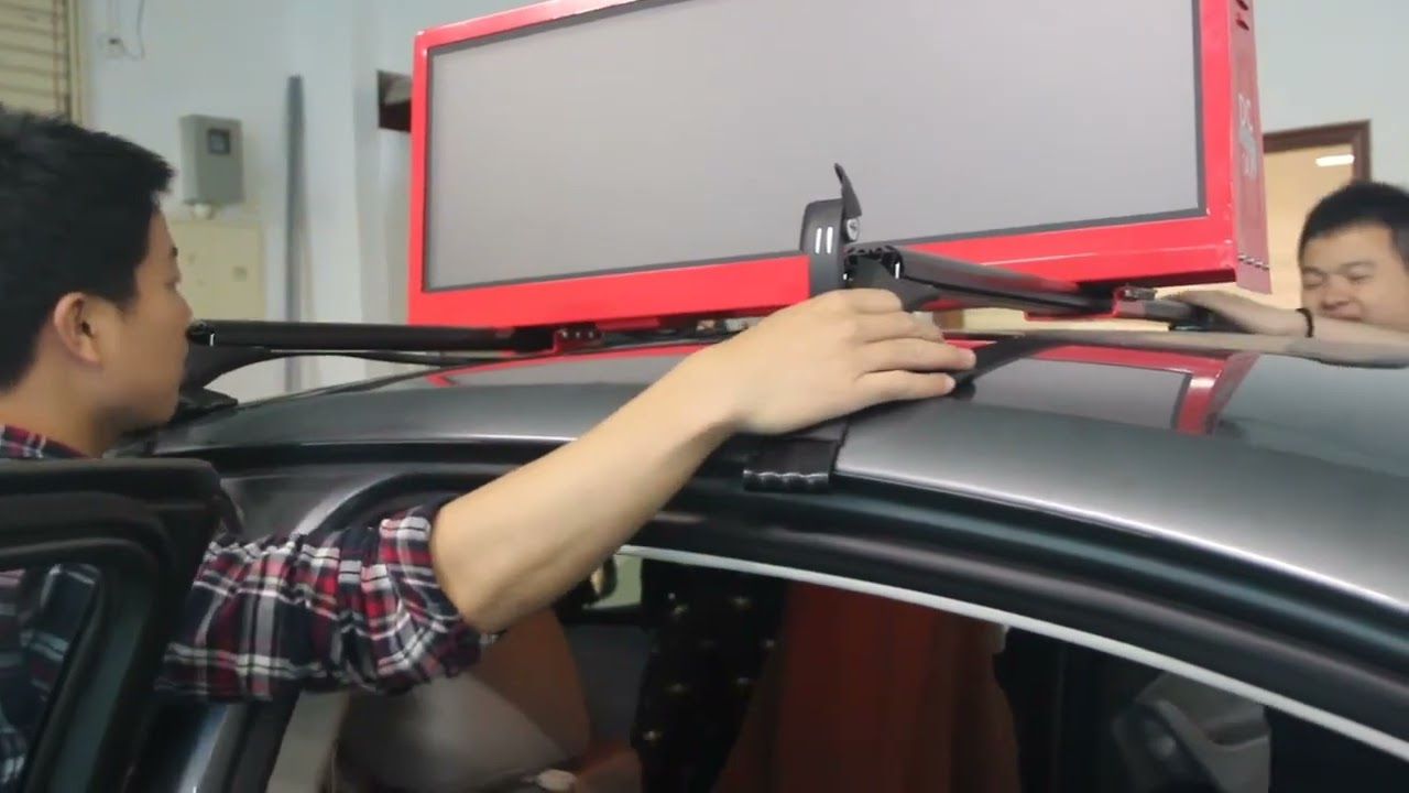 Taxi top LED display installation guide video