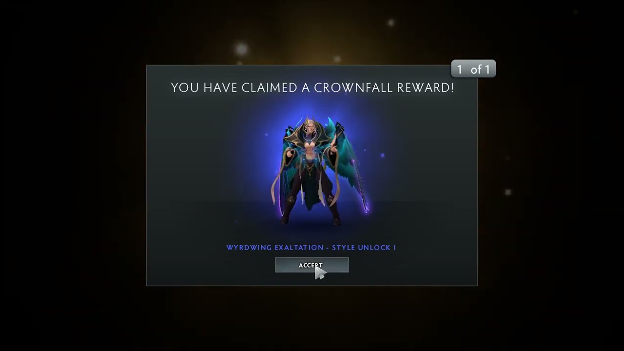 Opening Crownfall Treasure 1 (DOTA 2)
