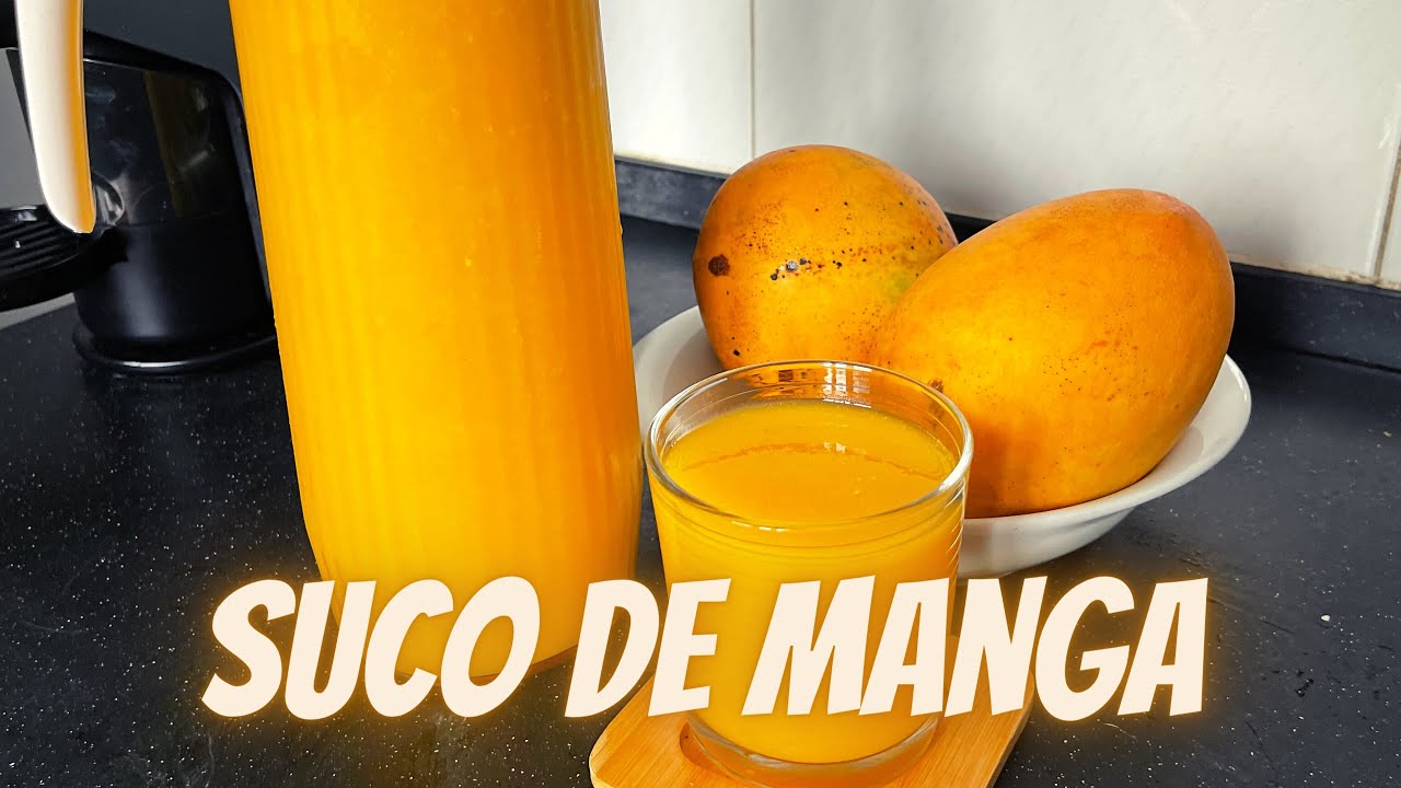 SUCO DE MANGA NATURAL COMO FAZER -  receita simples e delicioso | #suconaturaldemanga #sucodemanga