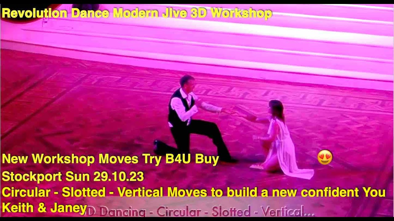 New MJ Workshop Revolution Dance Moves never taught in a Modern Jive class 3D Workshop 29.10 Keith