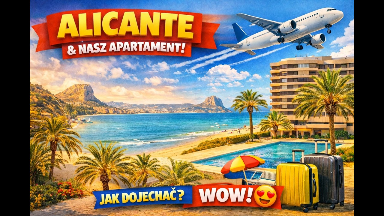 Pierwszy wspólny lot ✈️ Lecimy do Hiszpanii! Alicante i apartament w San Juan