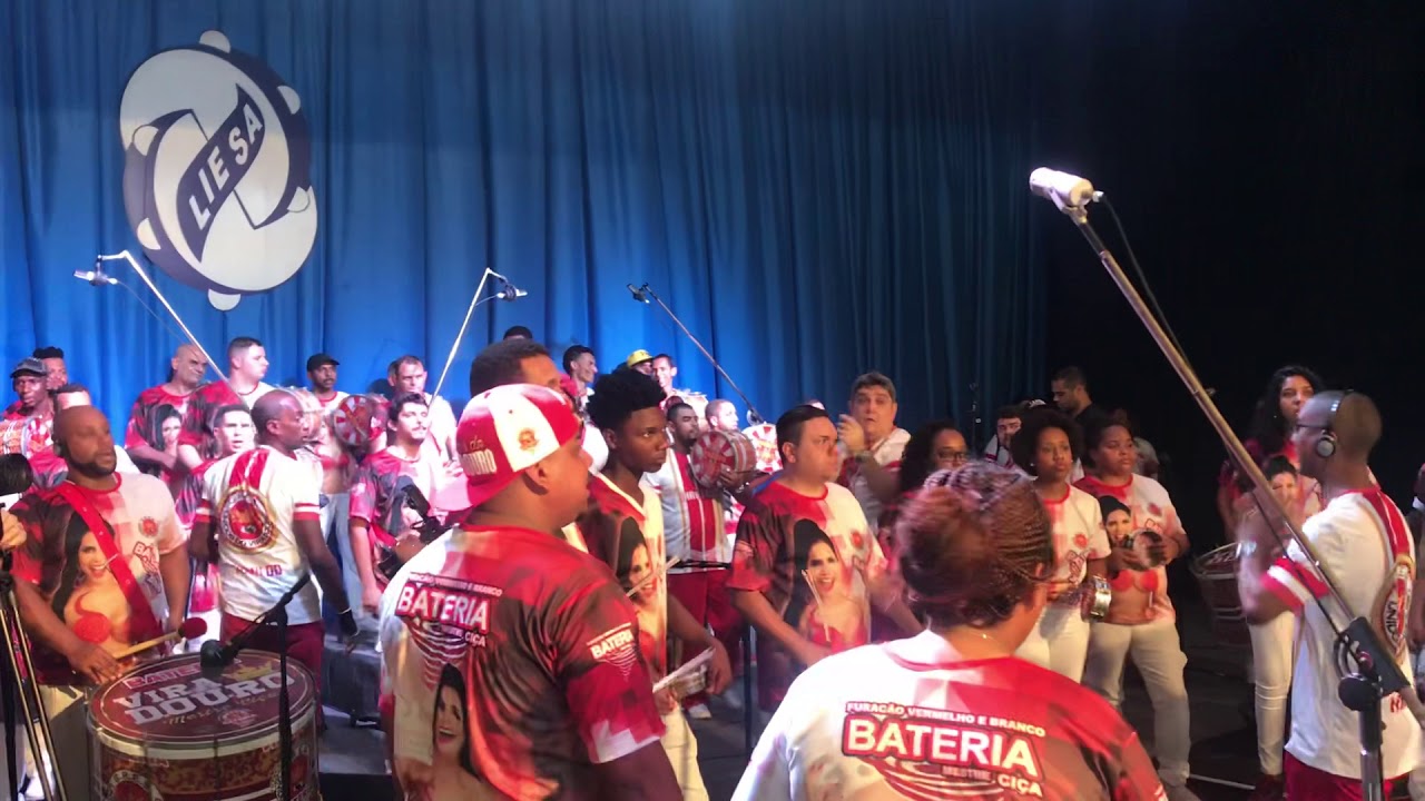 VIRADOURO 2019: gravação da bateria para o CD do Carnaval 2019