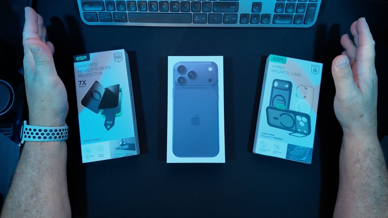 Iphone 17 Pro Max Quick look including unboxing of ESR MagSafe Case and Privacy Screen Protector