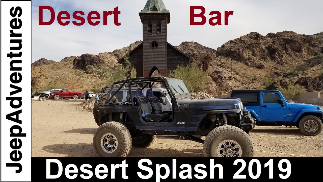 Desert Splash, Desert Bar, and Grey Eagle Mine in Parker Arizona 4K UHD