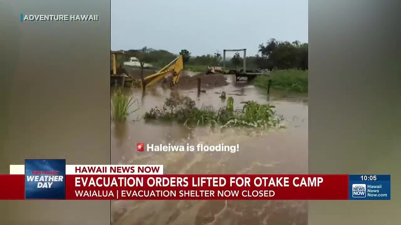 Evacuation of Otake Camp in Waialua lifted