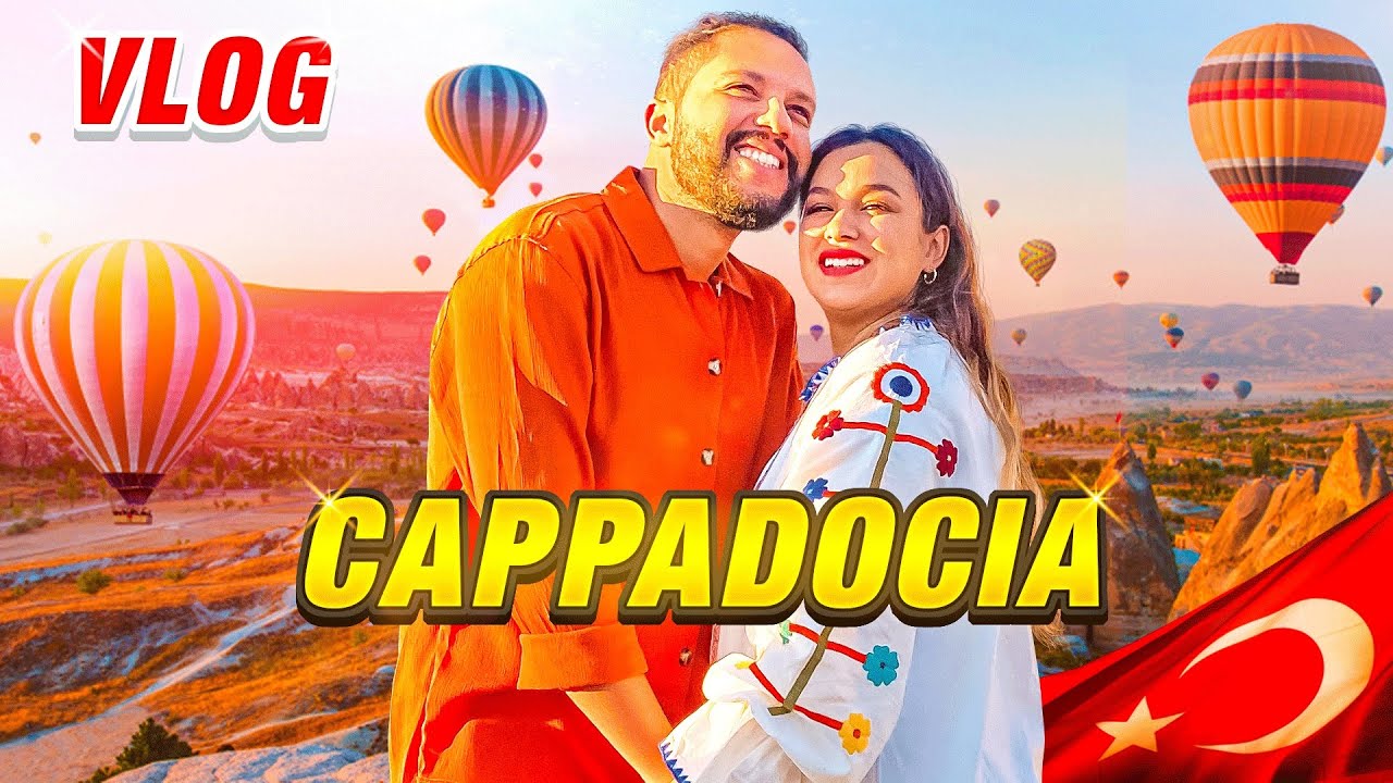 منظر المناطيد فسماء كابادوكيا خلانا عايشين وسط حلم 🤩🇹🇷