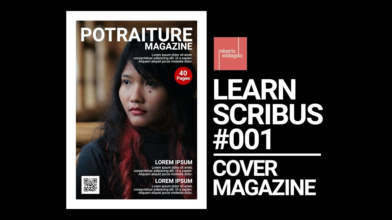 Learn Scribus #001 - Cover Magazine