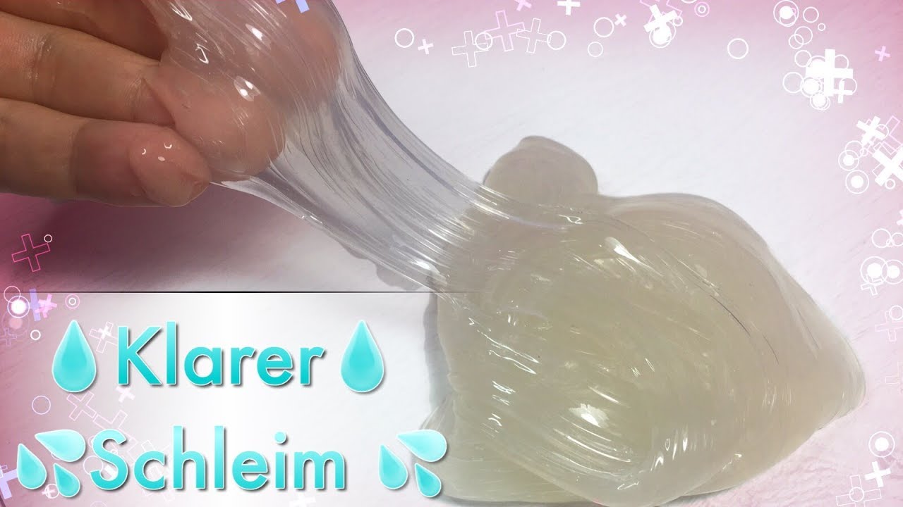 Durchsichtiger Schleim | Klarer Schleim | Wasserschleim 🙇SUPER EINFACH | KLAR | CLEAR
