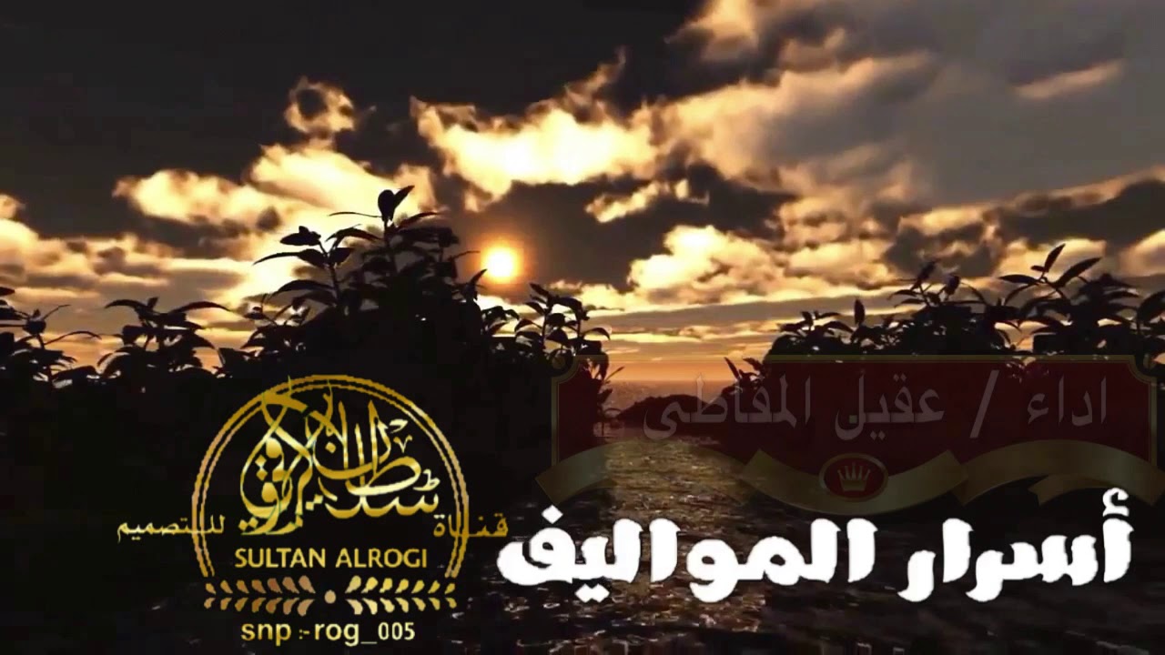 شيلة اسرار المواليف كلمات / شقير الجذع اداء/ عقيل المقاطي