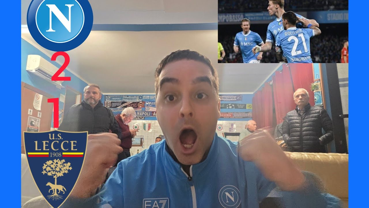 NAPOLI-LECCE 2-1 RIMONTONE NAPOLI!!